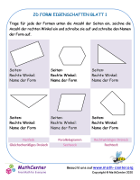 2D Form Eigenschaften Blatt 1