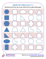 Ordne Die Form Zu Blatt 3