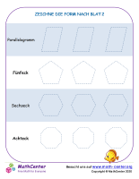 Zeichne Die Form Nach Blatt 2
