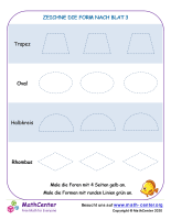Zeichne Die Form Nach Blatt 3