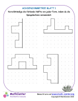 Achsensymmetrie Blatt 1