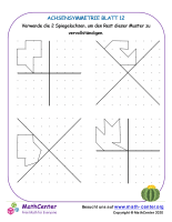 Achsensymmetrie Blatt 12