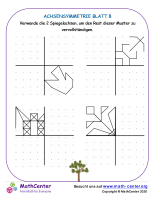 Achsensymmetrie Blatt 8