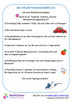 Multiplikationsfragestellungen 3.1A  