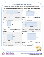 Fläche Und Umfang Blatt 2