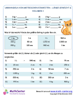 Umwandeln Von Metrischen Einheiten - Länge Gewicht & Volumen 1