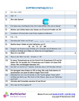 Kopfrechnen Blatt 6:1