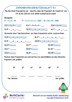 Exponenten Benutzen Blatt 5:1