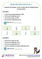 Teiler Und Vielfache Rätsel 2