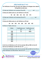 Vielfache Blatt 4:3