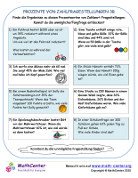 Prozente Von Zahlfragestellungen 3B