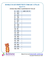 Wandle In Die Erweiterte Form Um 3 Stellig Blatt 4