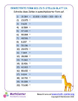 Erweiterte Form Bis Zu 5-Stellig Blatt 2A