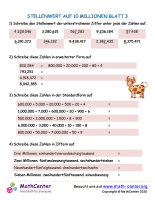 Stellenwert Auf 10 Millionen Blatt 3