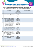 Eigenschaften Von 2D Formen Quiz 6