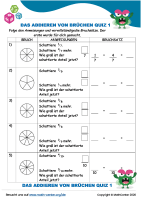 Das Addieren Von Brüchen Quiz 1