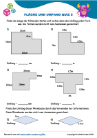 Fläche Und Umfang Quiz 5