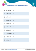 Brüche Als Teil Des Ganzen Quiz 7