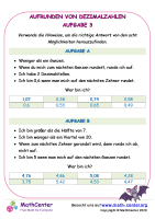 Aufrunden Von Dezimalzahlen Aufgabe 3