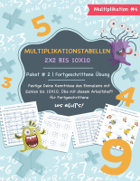 Multiplikationstabellen 2X2 Bis 10X10 - Paket # 2