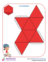 Nets to cut - Octahedron 1 | Learning Pages | Math Center