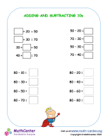 Adding and subtracting 10s - No.1