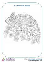 Coloring - chameleon