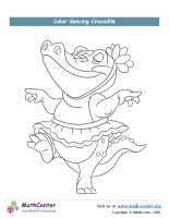 Color The Dancing Crocodile