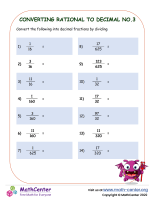 Converting rational to decimal No.3
