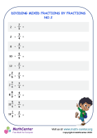 Dividing Mixed Fractions by Fractions No.3