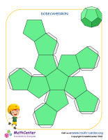 Nets to cut - Dodecahedron 3