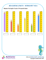 Measuring Length – Worksheet No.6