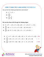 How To Multiply And Divide Exponents?