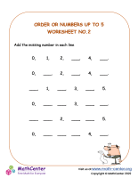 Order Of Numbers Up To 5 No 1 Worksheets Math Center Order Of Numbers Up To 5 No 1 Worksheets Math Center