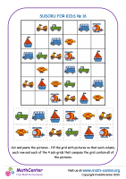 Sudoku Second Grade | Math activities