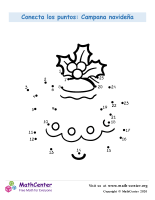 Conecta los puntos Hasta 25: Campana de Navidad