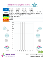 Coordenadas del bloque navideño N°1