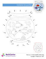 Conecta los puntos Hasta 27 - Pez