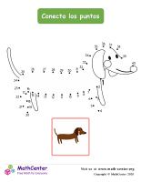 Conecta los puntos Hasta 40 - Perro