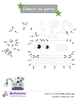 Conecta los puntos Hasta 62 - rover espacial