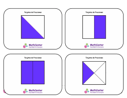 Fichas de fracciones medios cuartos