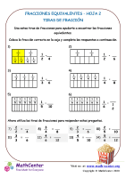 Fracciones Equivalentes Hoja 2