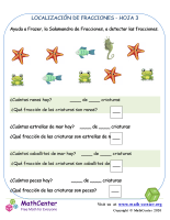 Localización De Fracciones - Hoja 3