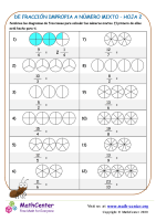 De Fracción Impropia A Número Mixto Hoja 2