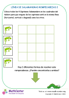 Línea De Salamandras Rompecabezas 2