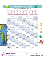 Carrera a la Luna - Sumando y Restando Hasta 10