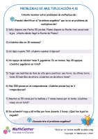 Problemas De Multiplicación 4.1B