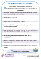 Problemas De Multiplicación 4.1C