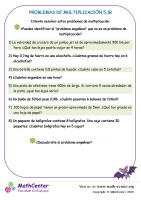 Problemas De Multiplicación 5.1B