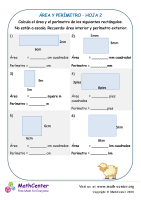 Área Y Perímetro Hoja 2